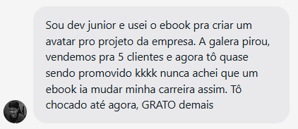Depoimento de cliente