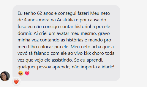 Depoimento de cliente
